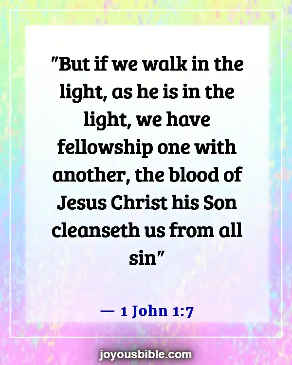 Scriptures On Victory Through The Blood Of Jesus (1 John 1:7)