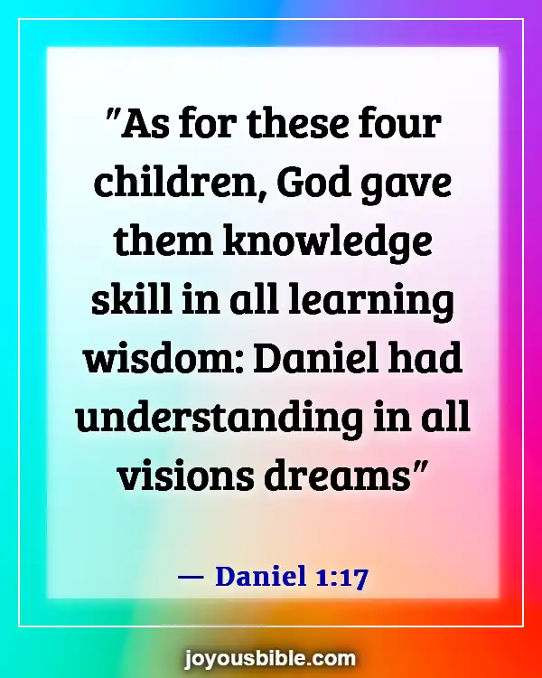 Bible Verses About Solomon’s Wisdom (Daniel 1:17)