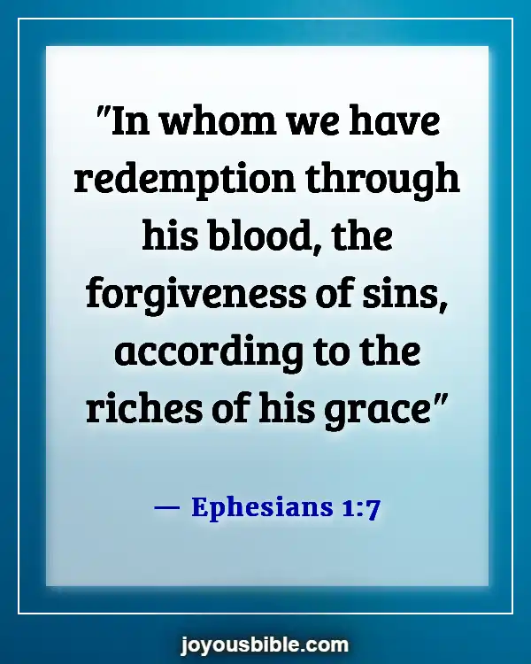 Scriptures On Victory Through The Blood Of Jesus (Ephesians 1:7)