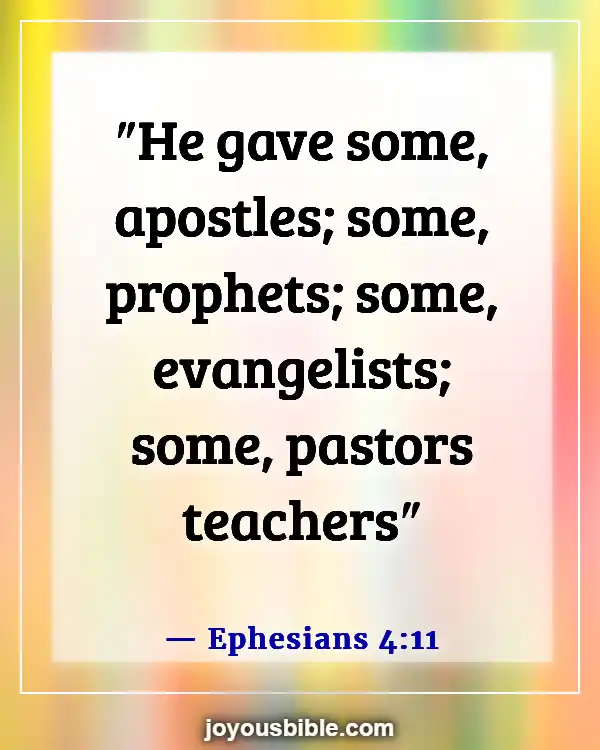 Bible Verses about the Gifts of the Holy Spirit (Ephesians 4:11)