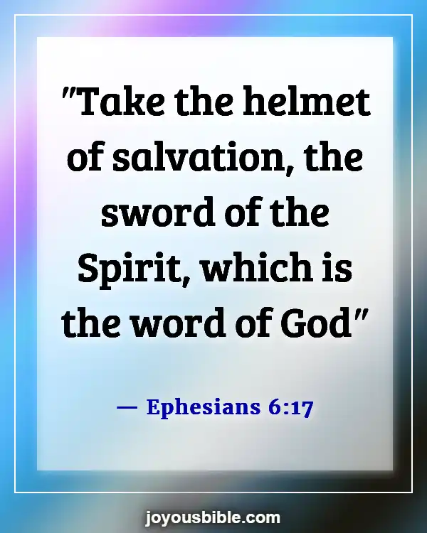 Bible Verses Against Spiritual Attack (Ephesians 6:17)