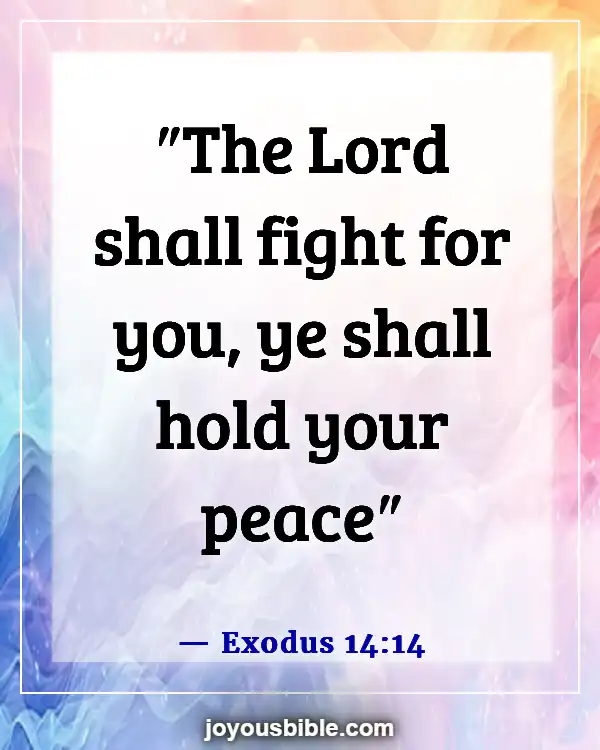 Bible Verses On Assurance Of Victory (Exodus 14:14)