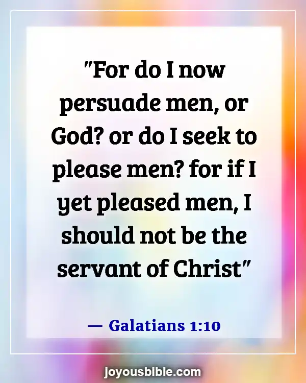 Bible Verses About Human Being Imperfect (Galatians 1:10)