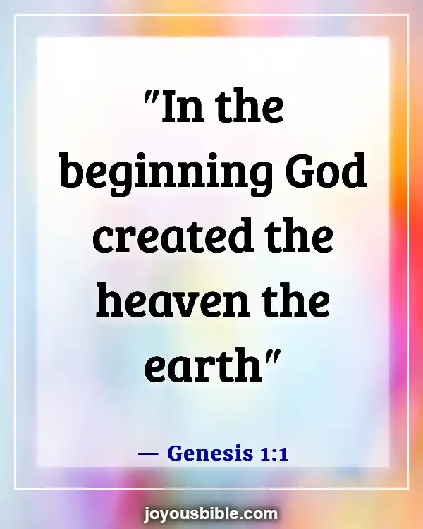 Bible Verses About God’s Powers And Abilities (Genesis 1:1)