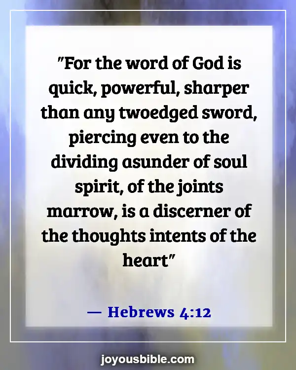 Bible Verses Against Spiritual Attack (Hebrews 4:12)