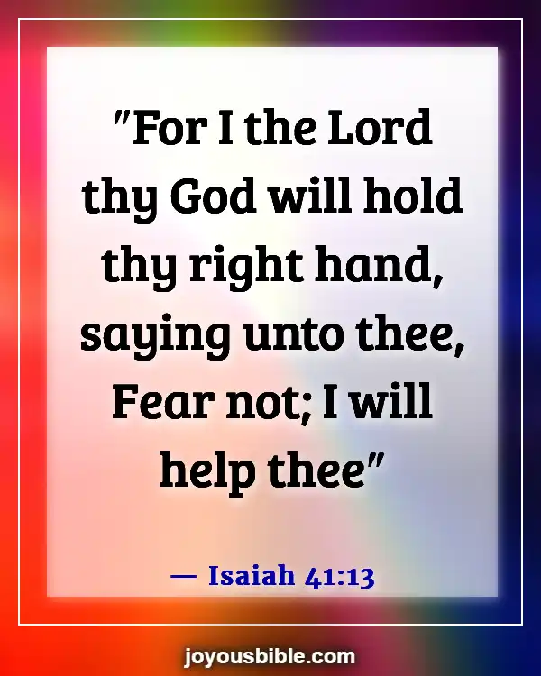 Bible Verses To Protect Your Family From Evil (Isaiah 41:13)