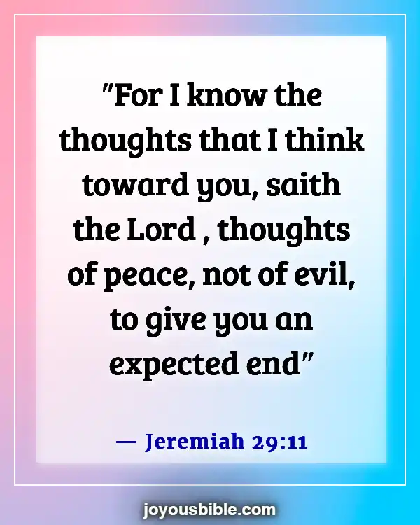 Bible Verses About Concern For The Family And Future Generation (Jeremiah 29:11)