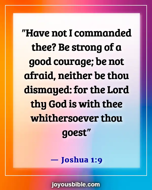 Bible Verses About Youth Serving God (Joshua 1:9)