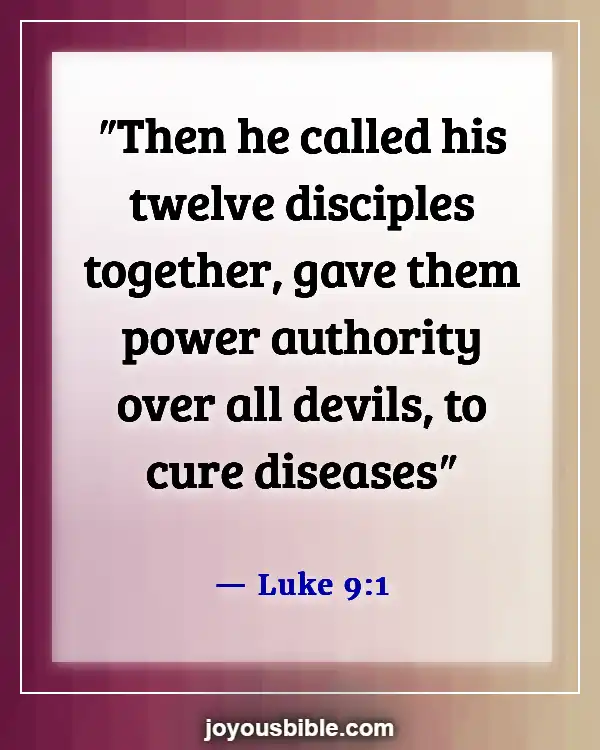 Bible Verses about the Gifts of the Holy Spirit (Luke 9:1)