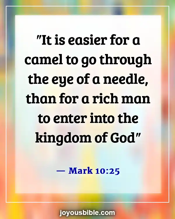 Bible Verses About The Hope Of Heaven (Mark 10:25)