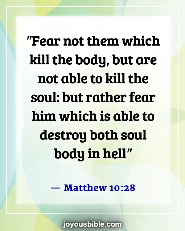 Bible Verses About Hell Being Eternal (Matthew 10:28)