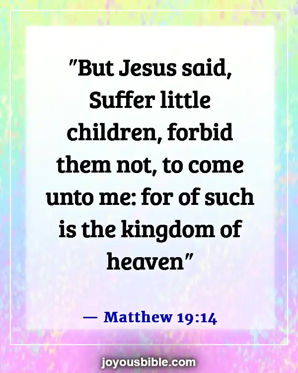 Bible Verses About The Hope Of Heaven (Matthew 19:14)