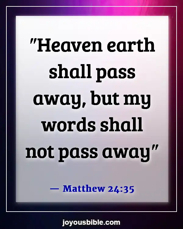 Understanding the Bible from an Eternal Perspective (Matthew 24:35)