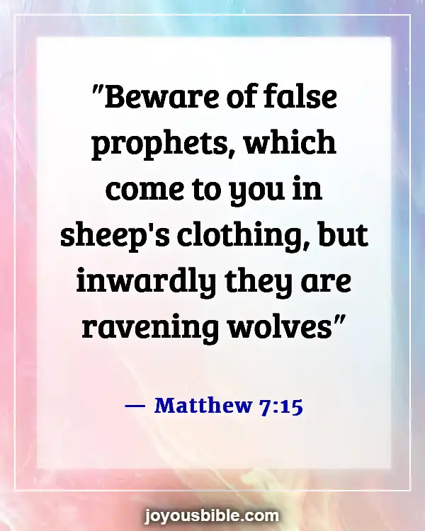 Bible Verses About Deception In The Last Days (Matthew 7:15)