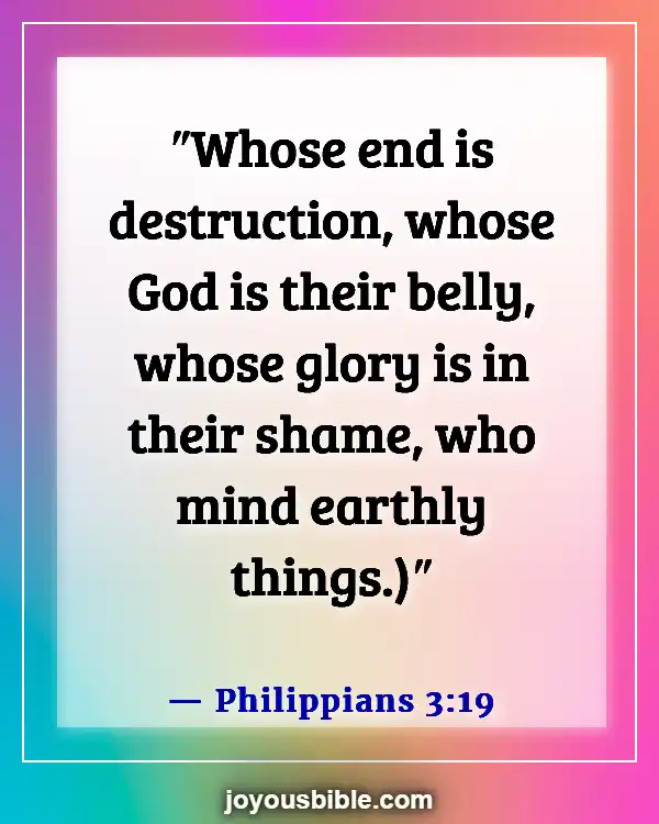 Bible Verses About Hell Being Eternal (Philippians 3:19)
