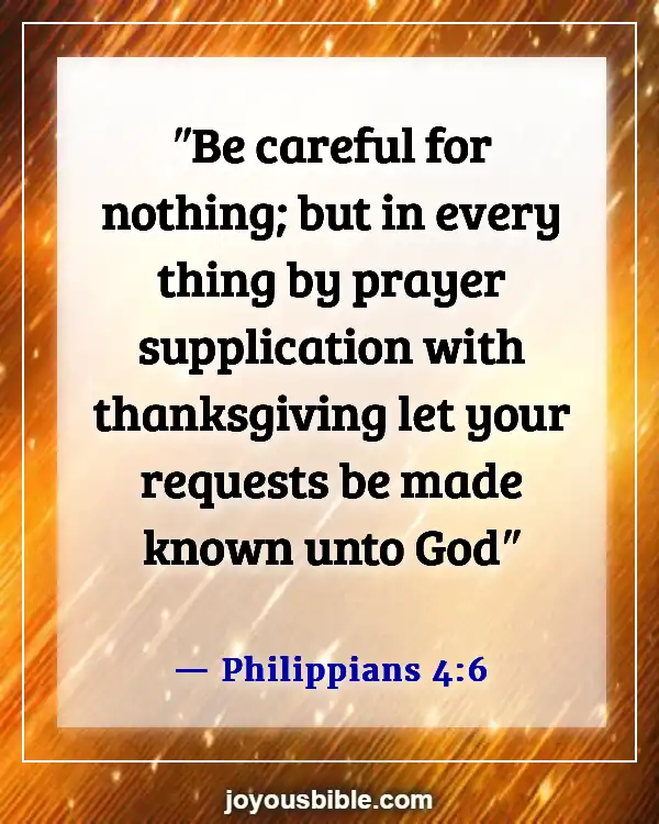 Bible Verse About Being Thankful For Trials (Philippians 4:6)