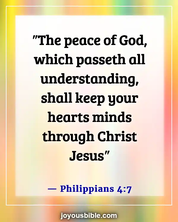 Bible Verses About Blessed Are The Peacemakers (Philippians 4:7)