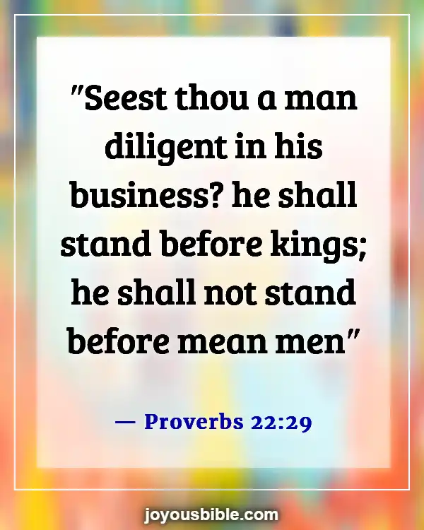 Bible Verses For Business Dedication (Proverbs 22:29)