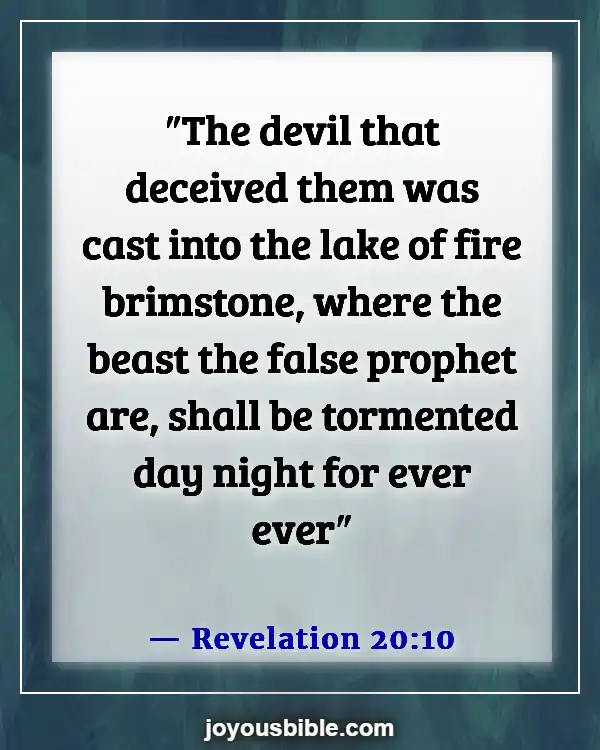 Bible Verses About Hell Being Eternal (Revelation 20:10)