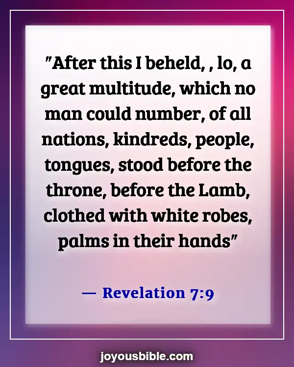 Bible Verses About Accepting Others (Revelation 7:9)