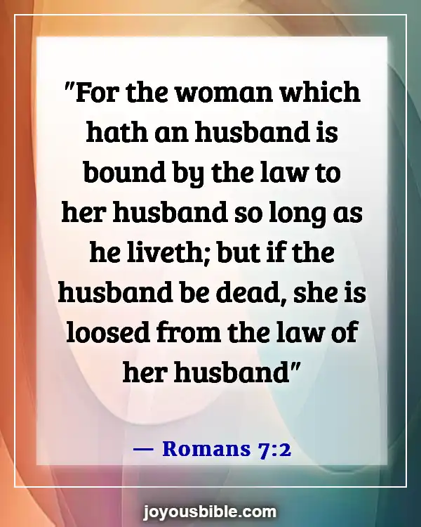 Husband And Wife Reunited In Heaven Bible Verse (Romans 7:2)