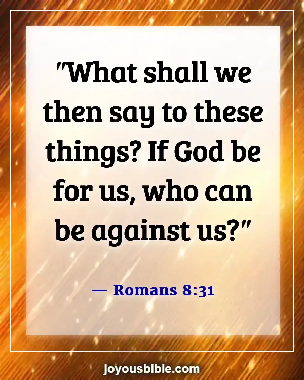 Bible Verses Against Spiritual Attack (Romans 8:31)