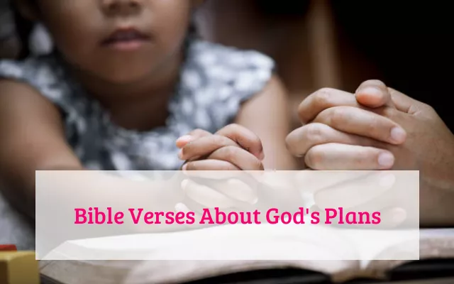 Bible Verses About God's Plans