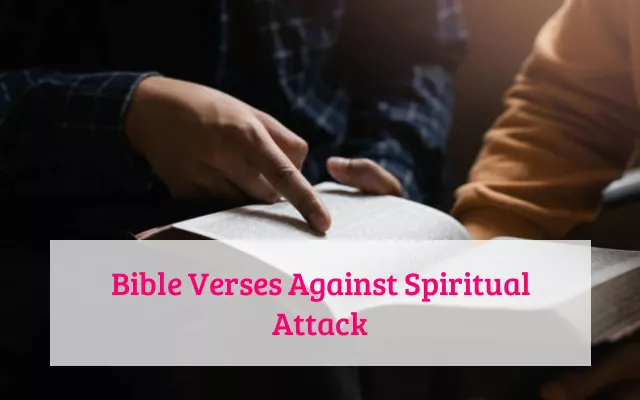 Bible Verses Against Spiritual Attack